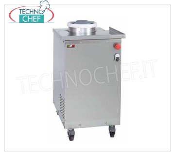 Redondeadora: Pizza, Piadina, Pan, Panes de 30 a 300 gr, automática Profesional Redondeadora para Pizza, Piadina, Pan, trabaja piezas de 30 a 300 gr, sinfín de aluminio TEFLONADO, V, 380/3 - Kw 0,37, Peso Kg. 47 - dim. 39x44x74 cm