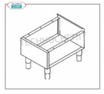 Parrilla de vapor ARRIS - Solicite una cotización Mueble bajo abierto (cerrado en 3 lados, abierto en el frente) con estante intermedio para Grillvapor Mod. AS GV1207, dim. milímetro 1195x555x450h.