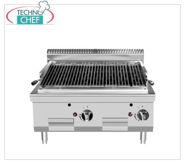 Technochef - PARRILLA DE PIEDRA DE LAVA, Kw.14,00