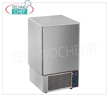 Abatidor profesional, 10 bandejas GN 1/1, Mod.ATT10 ENFRIADOR-CONGELADOR RÁPIDO con GUÍAS UNIVERSALES para 10 BANDEJAS GN 1/1 o mm. 600x400, MarcaTECNODOM, con SONDA DE AGUJA, rendimiento CICLO POSITIVO + 90 ° + 3 ° C / Kg.25, CICLO NEGATIVO + 90 ° -18 ° / Kg.15, V.230/1, Kw.1,49, peso Kg .112, dim.mm.750x740x1300h
