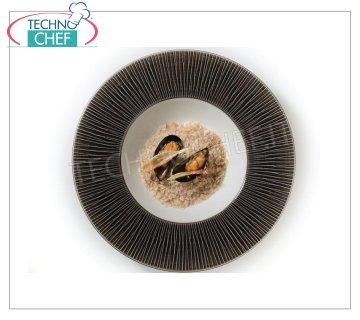 CHURCHiLL - Porcelana para restaurante - Colección BAMBOO DUSK RELIEF Servicio completo en porcelana, colección BAMBOO RELIEF DUSK, marca CHURCHiLL