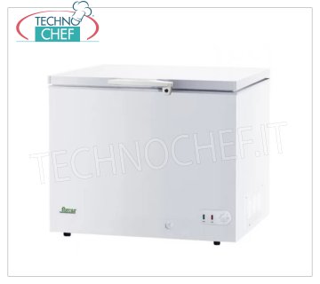 Forcar - WELL FREEZER, lt.252, Temp. ≤ -18, Estática, Clase A +, modelo G-BD305 Congelador de pozo horizontal, Línea ECO, exterior de acero pintado de blanco, capacidad lt.252, temperatura ≤ -18, refrigeración estática, ECOLÓGICO en CLASE A +, Gas R600a, V.230 / 1, Kw.0.072, Peso 40 Kg, tenue .mm.1125x580x850h
