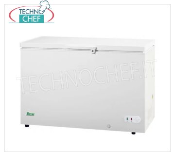 Forcar - WELL FREEZER, lt.368, estático, temperatura ≤ -18, clase A +, modelo G-BD450 Congelador de pozo horizontal, Línea ECO, exterior de acero pintado de blanco, capacidad lt.368, temperatura ≤ -18, refrigeración estática, ECOLÓGICO en Clase A +, Gas R600a, V.230 / 1, Kw.0.086, Peso 51 Kg, tenue .mm.1275x750x850h