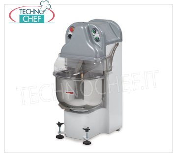 AMASADORA con BRAZOS HUMOS de 23 Kg, con CUBO DE ACERO INOXIDABLE de 40 lt, versión con VELOCIDAD VARIABLE MEZCLADOR con BRAZOS DE BUCEO, con recipiente de acero inoxidable de 40 lt, capacidad de mezcla 23 Kg, versión con velocidad variable, V.230/1, Kw.2,2, Peso 145 Kg, dim.mm.460x690x1100h