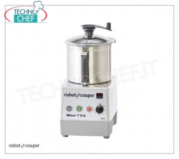 ROBOT COUPE - Cortadora-Homogeneizadora Blixer 7 VV, Tanque 7,5 lt., Variador de Velocidad, dim.mm 280x350x535h