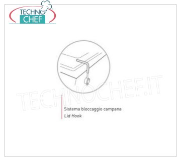 TECHNOCHEF - Soporte para timbre, Mod.BF Barra de parada de campana