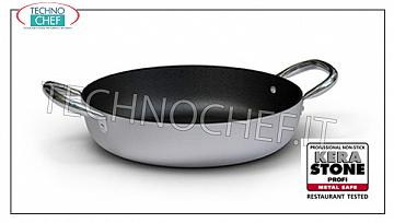 Ballarini - SAUCEPAN 2 asas en Aluminio ANTIADHERENTE de 3 mm de espesor, Profesional BOTE ANTIADHERENTE 2 asas, SERIE 2000, en ALEACIÓN DE ALUMINIO, diámetro mm. 200, alto mm. 55