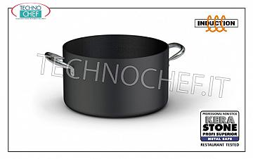 Ballarini - CAZO 2 asas en Aluminio ANTIADHERENTE para INDUCCIÓN, Serie 6500