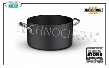 Ballarini Professionale - CASSEROLE 2 asas en Aluminio ANTIADHERENTE para INDUCCIÓN, Serie 6500 CASEROLA MEDIANA, 2 asas, ANTIADHERENTE PROFESIONAL DE ALTA CALIDAD, apta para PLACA DE INDUCCIÓN, RESISTENTE A LAS RAYAS, RESISTENCIA A LAS MANCHAS, diámetro mm. 200, alto mm. 90