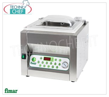 Máquina de vacío profesional en forma de campana, barra de sellado 50 cm, cámara 52x52x22h cm, mod. CAM 500 SUPERIOR