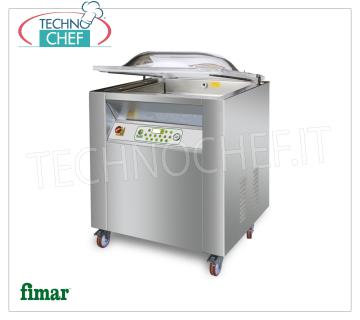 Máquina de campana al vacío profesional, barra selladora de 50 cm, cámaras de 52x52x22h cm, mod.