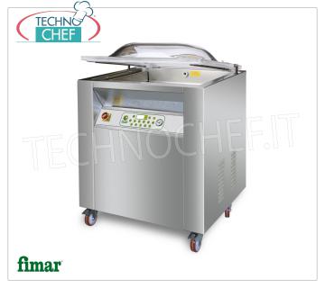 Máquina de campana al vacío profesional, 2 barras de sellado de 70 cm, cámara 72x57x22h cm, CAM 700C TOP