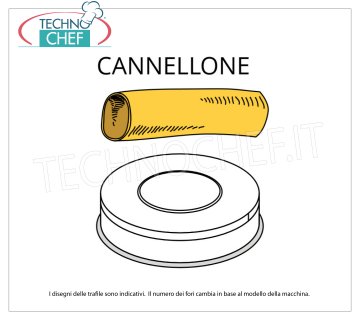 FIMAR - TROQUEL DE CANELÓN RELLENO en ALEACIÓN DE LATÓN-BRONCE Matriz para canelones rellenos en aleación latón-bronce Ø 25 mm, para mod.MPF2.5N/MPF4N y mod.PF25E/PF40E.