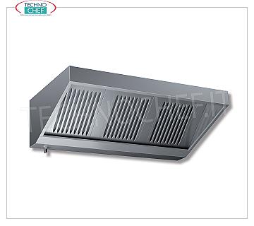 Campanas extractoras de pared con motor, serie SNACK, 700 mm de fondo