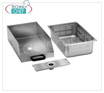 FIMAR - Technochef - Cajón con filtro de acero inoxidable, Mod.CCF