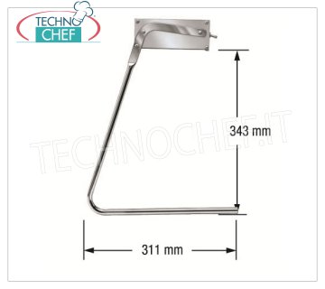 Technochef - Par de soportes C, Cod.CLHIGH