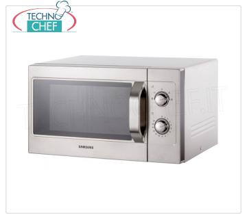 SAMSUNG - Horno Microondas Semiprofesional, Controles Manuales, Cámara GN 1/2, 32,5x26,5 cm - Potencia 1,1 Kw - mod. CM1099, Microondas SAMSUNG Semiprofesional, MANDOS MANUALES, apto para bandejas GN 1/2, potencia 1,1 Kw, 5 niveles de potencia, 1 magnetrón, V.230/1, Kw.1,6, peso 18 Kg, dim.mm.517x412x297h