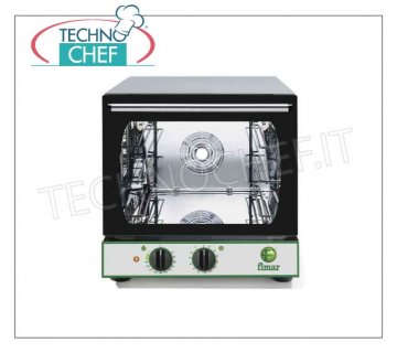 FIMAR - Horno Eléctrico de Convección de 3 Bandejas 346 x 260 mm, dim. mm 465x500x455h