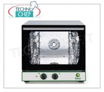 FIMAR - Horno Eléctrico de Convección para 4 Bandejas 450x340 mm, dim. mm560x595x580hh