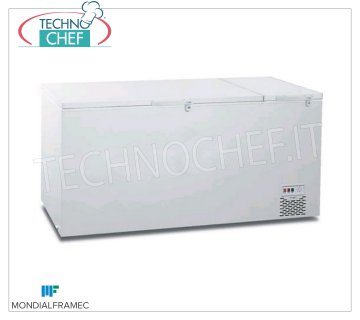 MONDIAL FRAMEC - Technochef, congelador de pozos horizontales, lt.863, Mod.COM99 Congelador horizontal con pozo, MARCO MONDIAL, capacidad 863 lt, blanco externo, temperatura -18 / -25 ° C, V 230/1, Kw 0.45, Peso 117 Kg, dim.mm.2010x840x967h