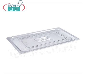 Tapa gastronorm policarbonato 1/4
