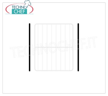 Par de guías tipo C Par de guías tipo C 605 mm para rejillas GN 2/1 (650x530 mm)