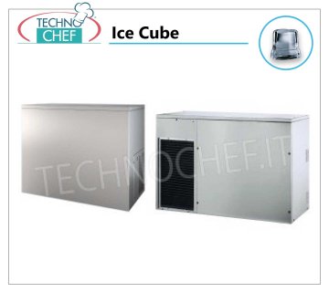 Productores/ máquinas hielo en cubitos llenos sin depósito 