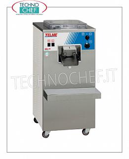 TECHNOCHEF - Congelador profesional por lotes para helado y granito, capacidad lt.4, Mod. GEL20 CONGELADOR DE LOTE DE CILINDRO VERTICAL para HELADO y GRANITO en muebles con EXTRACCIÓN AUTOMÁTICA, CAPACIDAD DE MEZCLA DE CICLO 4.0 l, producción por hora: HELADO 20 l, GRANITO 40 l, refrigeración por aire, V.400 / 3 + N, Kw 2, 2, dimensiones 460x510x960h mm