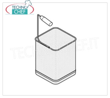 TECHNOCHEF - Cesto 1/6 SX para cocedor de pasta, Mod.CS1/6SX