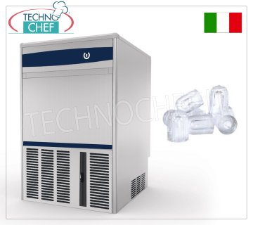 FABRICADORA DE HIELO EN CUBOS HUECOS, rendimiento 35 Kg/24 h, almacenamiento 12 Kg