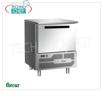 FORCAR - Abatidor de temperatura para 5 bandejas GN 1/1 (mm 530x325) o bandejas pasteleras mm.600x400,