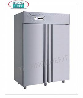Congelador extraíble 2 puertas, lt.1400 Congelador de 2 puertas, desmontable, ventilado, temp. -10 ° -25 °, lt.1400, acero inoxidable 304