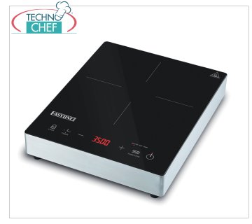 TECHNOCHEF - Placa de Inducción de Mesa, Superficie Inductiva Ø 120÷260 mm, Mod.E350C