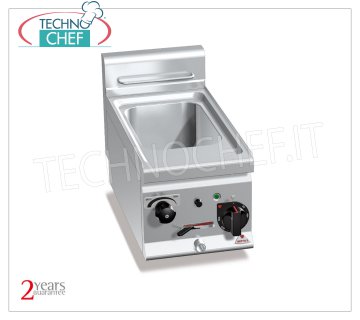 TECHNOCHEF - COCEDOR DE PASTA ELÉCTRICO DE SOBREMESA, Depósito de acero inoxidable 11 lt., Mod.E6CP3B COCEDOR DE PASTA ELÉCTRICO DE SOBREMESA, BERTOS, Línea PLUS 600, Serie PASTA ITALY, con cuba de acero inoxidable 11 lt., V.230/1, Kw.3,5, dim.mm.300x600x290h