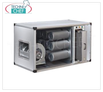 Unidades de desodorización con carbón activado y prefiltro electrostático monofásico V.230/1