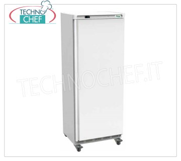 Forcar - Armario frigorífico de 1 puerta, lt.661, ventilado, temperatura + 2 ° / + 8 ° C, clase C, modelo G-ER700 Gabinete para refrigerador de 1 puerta, profesional, estructura externa en lámina blanca, interna en ABS, lt.661, temp. + 2 ° / + 8 ° C, ECOLÓGICO en clase C, gas R600a, ventilado, V.230 / 1, Kw. 0.3, peso 105 kg, dim.mm.777x730x1895h