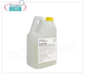 Desinfectante con Peróxido de Hidrógeno - Tanque 5 lt Desinfectante multisuperficie con peróxido de hidrógeno, agradablemente perfumado, apto para su uso en el campo HACCP - Tanque de 5 litros