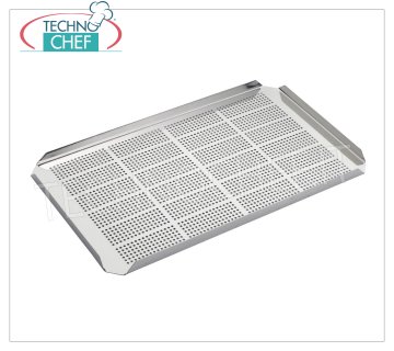 Falso fondo perforado en acero inoxidable para contenedor GN 2/1, dim.mm.570x450.