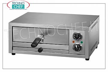 FIMAR - Horno Eléctrico de Cajón para 1 Pizza, cámara de 30x33 cm, para cocción y calentamiento, mod. FP 1 horno PIZZA, para cocinar/calentar pizzas, bocadillos, bocadillos tostados, cámara de cocción 300x330 mm, altura 50 mm, V 230/1, kW 1,75, dim. exterior mm 500x400x210h
