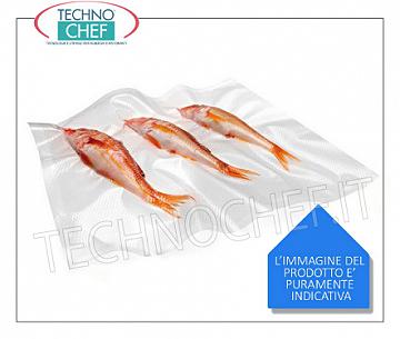 TECHNOCHEF - Bolsas de vacío - espesor gofrado 105 micras, Paquete de 100 piezas Bolsas de vacío gofradas, espesor 105 micras, en paquetes de 100 unidades, formato 150x300 mm