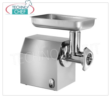 Fimar - Picadora de carne profesional con acero inoxidable, CARENATO, TIPO 12, unidad de picadora de carne Mod.12 / C Picadora de carne profesional tipo 12, unidad de molienda de carne en ACERO INOXIDABLE, PRODUCCIÓN POR HORA 160 kg / h, V 230/1, Kw 0.75, peso 22 kg, dimensiones mm 440x270x450h