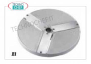 Accesorio - Disco cortador de verduras para rodajas de 1 mm, con 3 cuchillas
