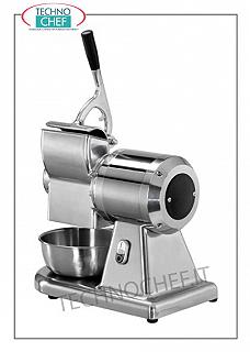 FIMAR - Technochef, Rallador ''Tipo 12'', Profesional, Mod.GR12/S Tipo rallador profesional en acero inoxidable, producción Kg/h 40, V 230/1, Kw 0,75, dim.mm.430x290x390h