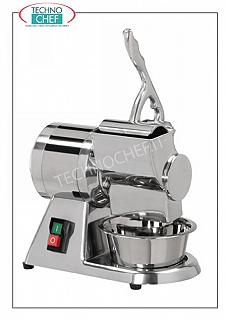 FIMAR - Technochef, Rallador ''Tipo 8'', Semiprofesional, Mod.GR8/D Rallador semiprofesional 'TYPE 8' en Aluminio Pulido, RENDIMIENTO 20 Kg/h, V 230/1, Kw 0,37, dim cm. 29x25x31h