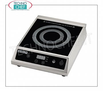 Technochef - PLACA DE INDUCCIÓN de sobremesa, SUPERFICIE INDUCTIVA Ø de 140 a 220 mm
