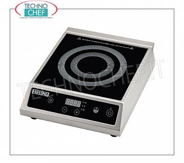 Technochef - PLACA DE INDUCCIÓN de sobremesa, SUPERFICIE INDUCTIVA Ø de 140 a 220 mm PLACA DE INDUCCIÓN de sobremesa, SUPERFICIE INDUCTIVA: diámetro de 140 a 220 mm, V. 230/1, Kw 3,5, Peso 8 Kg, dim. mm. 343x440x120h