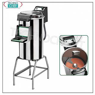 FIMAR - Technochef, Peladora de patatas profesional sobre soporte, capacidad de carga Kg 10, Mod.PPF/10 Peladora de patatas sobre soporte, carga máxima por ciclo Kg. 10, capacidad de producción Kg 120, V 400/3, Kw 0,75, dimensiones 380x770x1160h mm