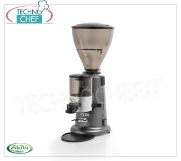 FAMA - Dosificador molinillo de café profesional, rendimiento horario Kg 3/4, mod.FMX Molinillo dosificador profesional, producción horaria Kg 3/4, Rpm 1400, V.230/1, Kw.0,34, Peso 13 Kg, dim.mm.230x370x600h