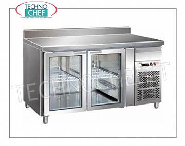 Refrigerada frigorífico / congelador Gastronorm borde posterior en el plano de la MOD. FO-GN2100TNG