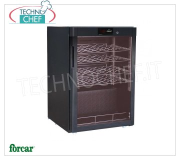 Forcar - BODEGA REFRIGERADA ESTÁTICA para 24 botellas, Temp.+5°/+18°C, Mod.BJ118